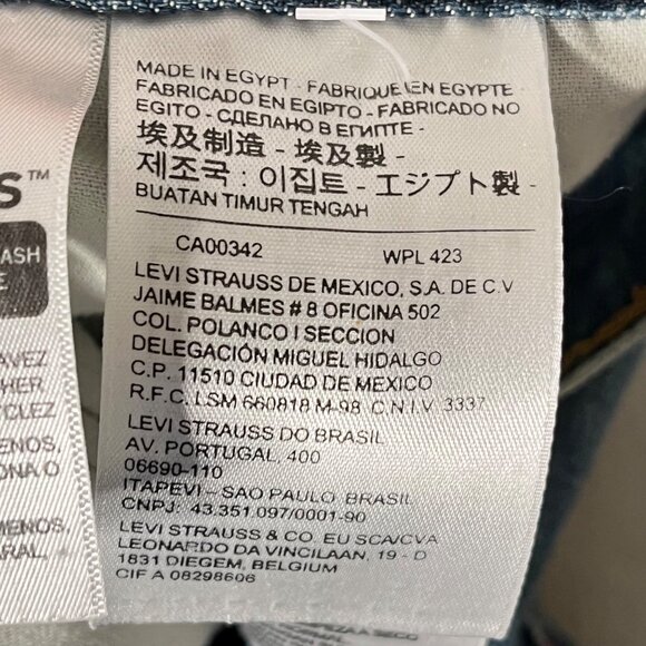 Levis 559 Mens Jeans Size 38x32 Blue Water - Picture 6 of 11